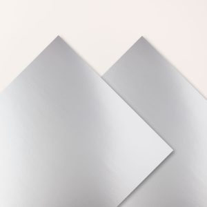 SILVER 12" X 12" (30.5 X 30.5 CM) FOIL SHEETS