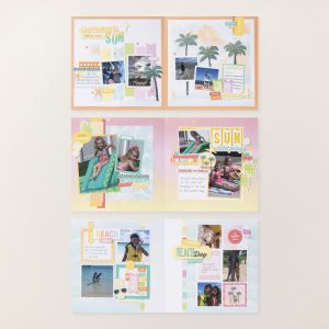 BEACH TIME SCRAPBOOKING WORKSHOP KIT (ENGLISH)