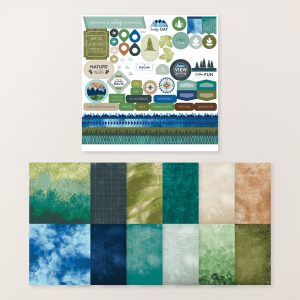 NATURE WALK DESIGNER SERIES PAPER & STICKER SHEET (ENGLISH)