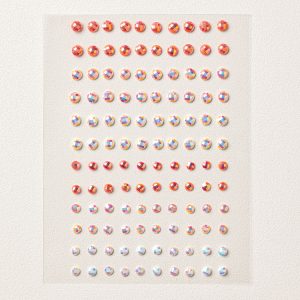 PEARLIZED FACETED CIRCLES