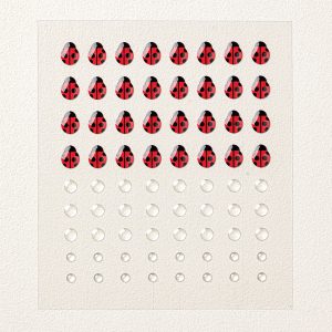 LADYBUG GARDEN EPOXY SHAPES