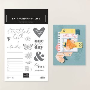 EXTRAORDINARY LIFE PHOTOPOLYMER STAMP SET (ENGLISH)