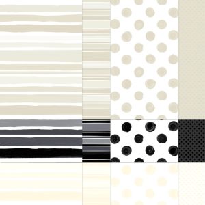 BASICS PAINTED PATTERNS 12" X 12" (30.5 X 30.5 CM) DESIGNER SERIES PAPER