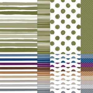 NEUTRALS PAINTED PATTERNS 12" X 12" (30.5 X 30.5 CM) DESIGNER SERIES PAPER
