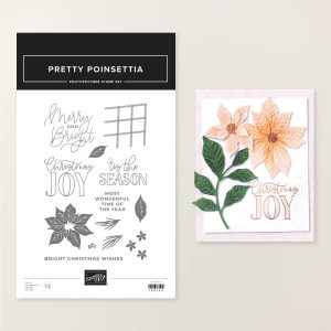 PRETTY POINSETTIA PHOTOPOLYMER STAMP SET (ENGLISH)