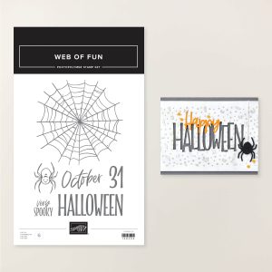 WEB OF FUN PHOTOPOLYMER STAMP SET (ENGLISH)
