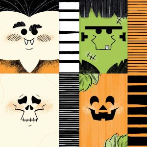 SPOOKTACULAR 6" X 6" (15.2 X 15.2 CM) DESIGNER SERIES PAPER