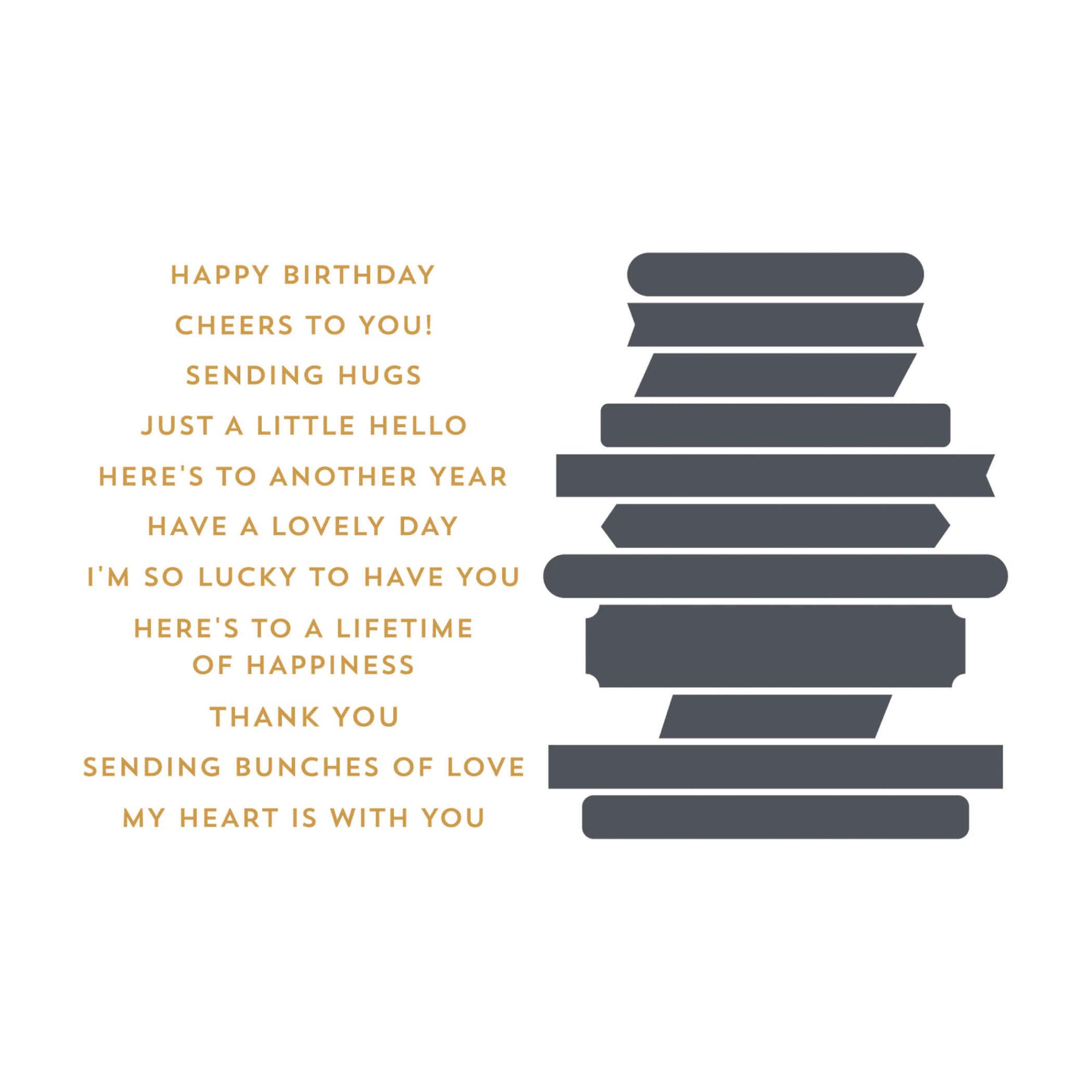 SWEETLY SENTIMENTAL HOT FOIL DIES (ENGLISH)